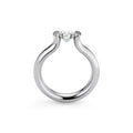 Niessing Spannring® Heaven - N371994-3.5mm-0.5ct (5ct-fvs1-gloss-pt) aus Platin mit Diamant