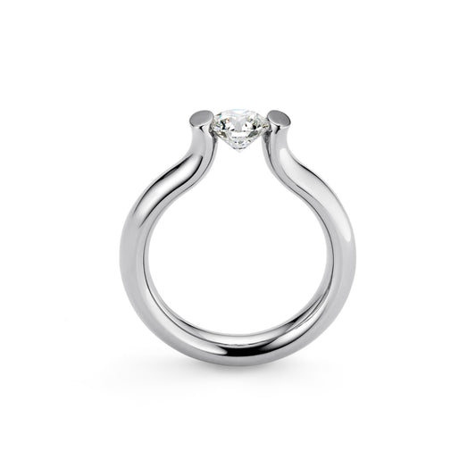 Spannring® Heaven , Platin • Diamant von Niessing (N371994-3.5mm-0.5ct-fvs1-gloss-pt)