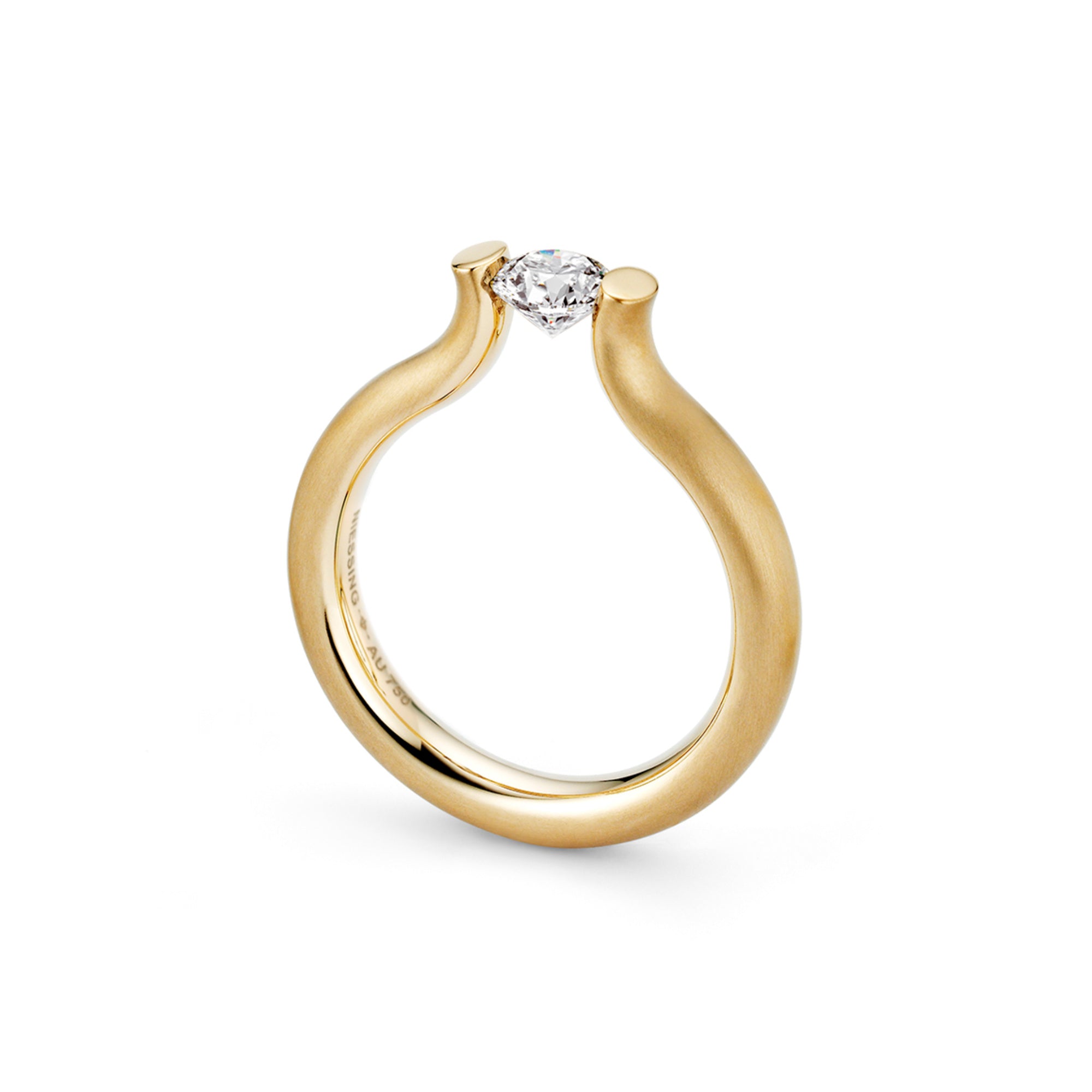 Niessing Spannring® Heaven - N371994-3.5mm-0.5ct (5ct-fvs1-satin-cy) mit Diamant