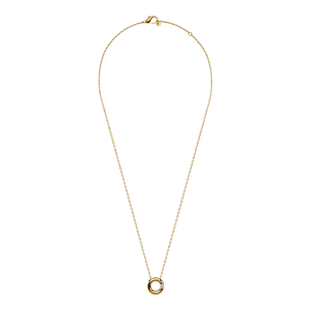 Niessing Spannring® Kette - N413925-550mm-0.05ct (05ct-cy) mit Diamant