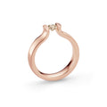 Niessing Spannring® Lucia - N321921-4mm-0.5ct (5ct-cinnamon-gloss-sug) mit Diamant