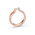 Niessing Spannring® Lucia - N321921-4mm-0.5ct (5ct-fvs1-satin-sug) mit Diamant