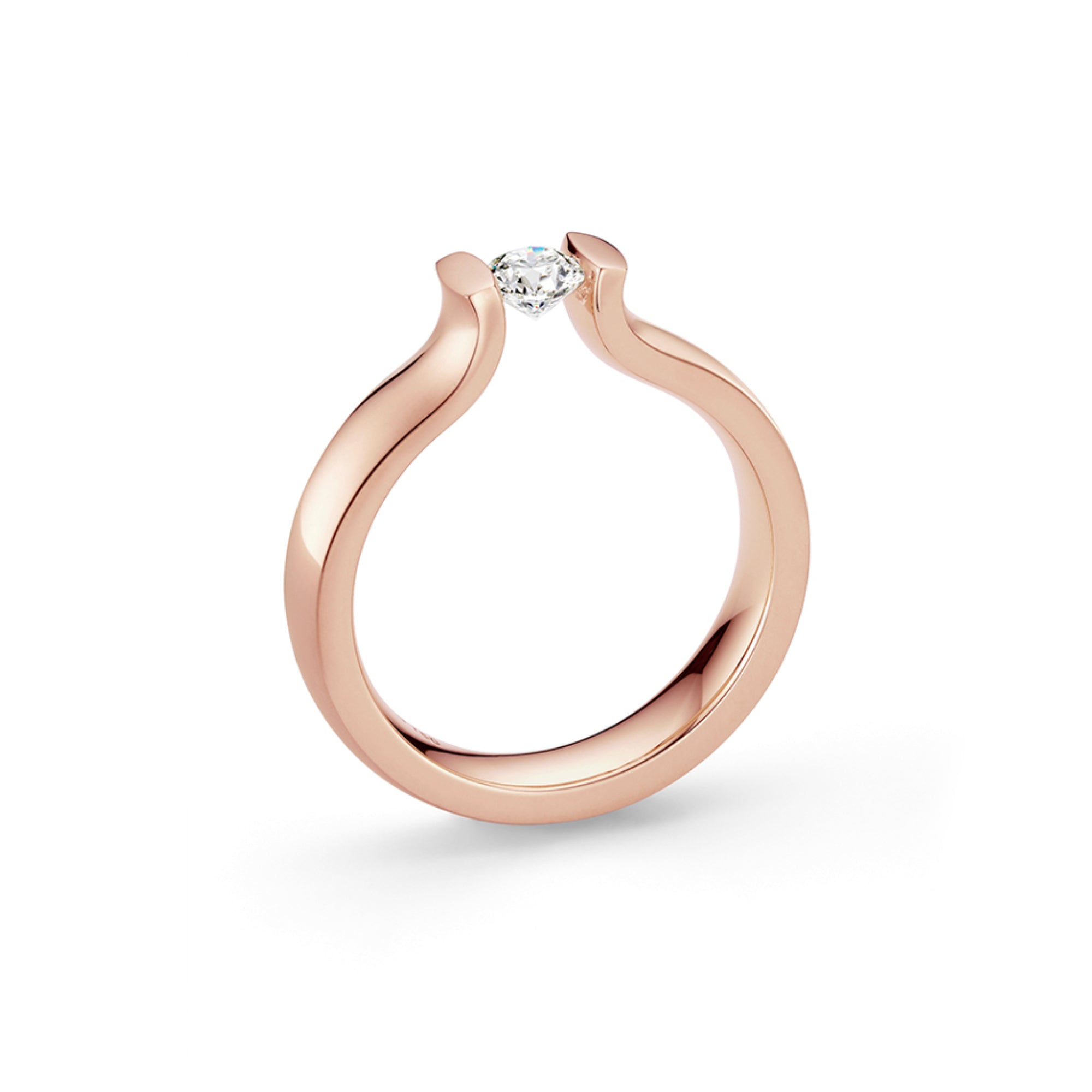 Niessing Spannring® Lucia - N321921-4mm-0.5ct (5ct-gvs2-gloss-sug) mit Diamant