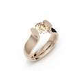Niessing Spannring Lucia (N321921-5mm-1ct-cinnamon-gloss-rw) mit Diamant