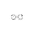 Niessing Spannring® Ohrstecker - N354924-10mm-0.08ct (08ct-gloss-pt) aus Platin mit Diamant