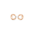 Niessing Spannring® Ohrstecker - N354924-10mm-0.08ct (08ct-satin-cr) mit Diamant
