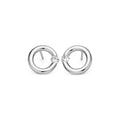 Niessing Spannring® Ohrstecker - N354924-12mm-0.16ct (16ct-gloss-pt) aus Platin mit Diamant