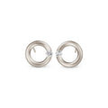 Niessing Spannring® Ohrstecker - N354924-12mm-0.16ct (16ct-satin-fg) mit Diamant