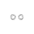 Niessing Spannring® Ohrstecker - N354924-8mm-0.05ct (05ct-satin-pt) aus Platin mit Diamant