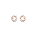 Niessing Spannring® Ohrstecker - N354924-8mm-0.05ct (05ct-satin-rw) mit Diamant