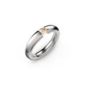 Niessing Spannring® Oval - N141793-0.25ct (25ct-cinnamon-gloss-pt) aus Platin mit Diamant