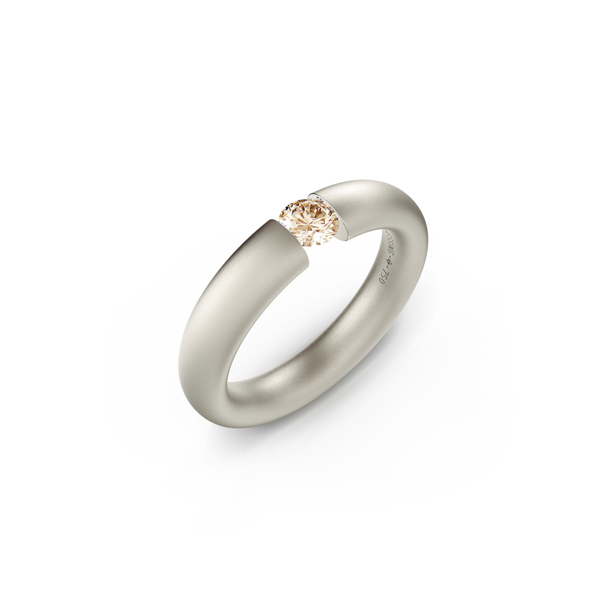 Spannring® Oval  • Diamant von Niessing (N141793-0.25ct-cinnamon-satin-fg)