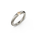 Niessing Spannring® Verlauf - N141790-3.3mm-0.25ct (25ct-cinnamon-gloss-fg) mit Diamant