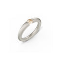Niessing Spannring® Verlauf - N141790-3.3mm-0.25ct (25ct-cinnamon-satin-fg) mit Diamant