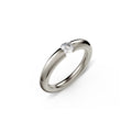 Niessing Spannring® Verlauf - N141790-3.3mm-0.25ct (25ct-fvs1-gloss-fg) mit Diamant