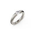Niessing Spannring® Verlauf - N141790-3.7mm-0.5ct (5ct-fvs1-gloss-fg) mit Diamant