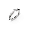 Niessing Spannring Verlauf - N141790-3.7mm-0.5ct (5ct-gloss-pt) aus Platin mit Diamant