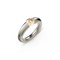 Niessing Spannring® Verlauf - N141790-4.5mm (5mm-1ct-cinnamon-gloss-fg) mit Diamant