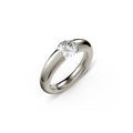 Niessing Spannring® Verlauf - N141790-4.5mm (5mm-1ct-fvs1-gloss-fg) mit Diamant