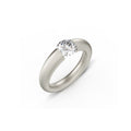 Niessing Spannring® Verlauf - N141790-4.5mm (5mm-1ct-fvs1-satin-fg) mit Diamant