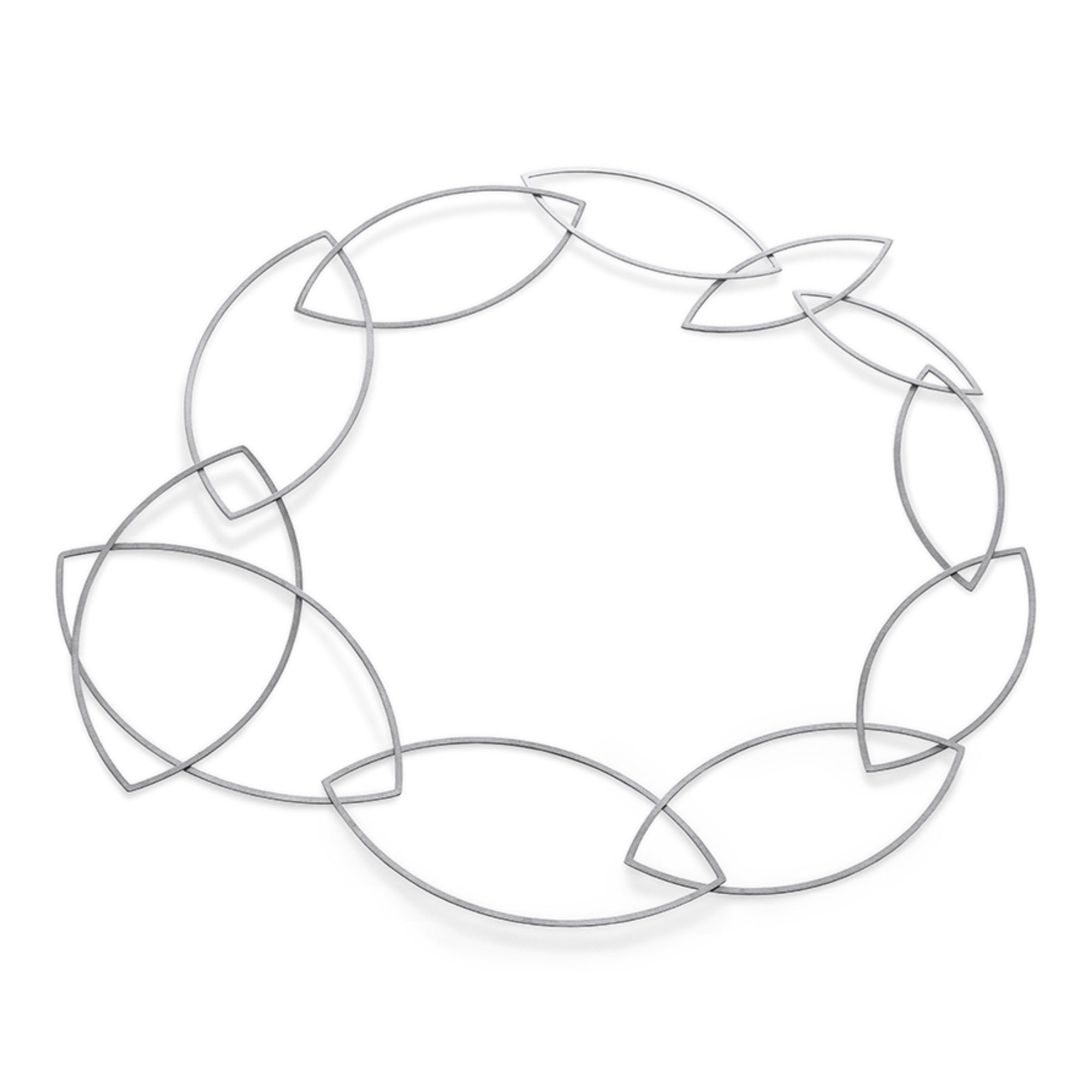 Niessing Spitzbogenkette Halskette (N173060-pt) aus Platin