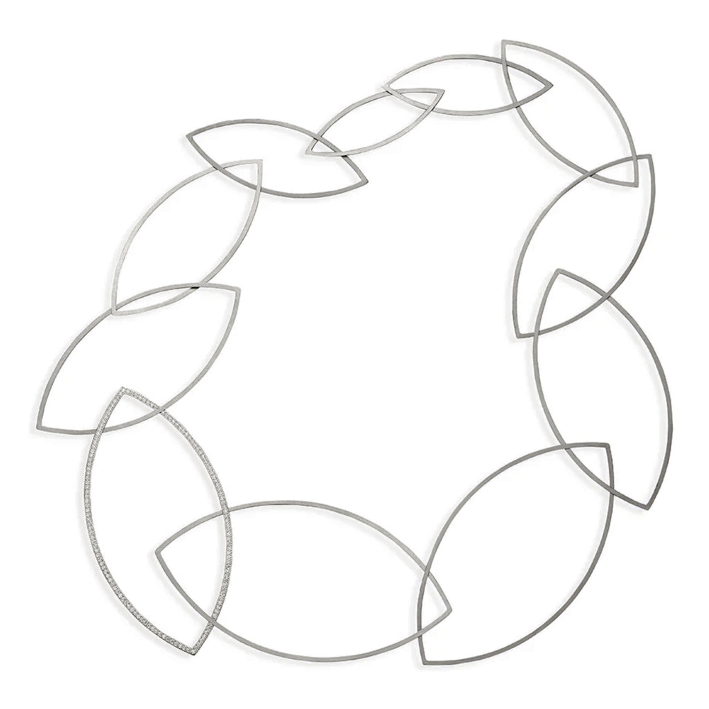 Niessing Spitzbogenkette Halskette (N363967-fg) mit Diamant