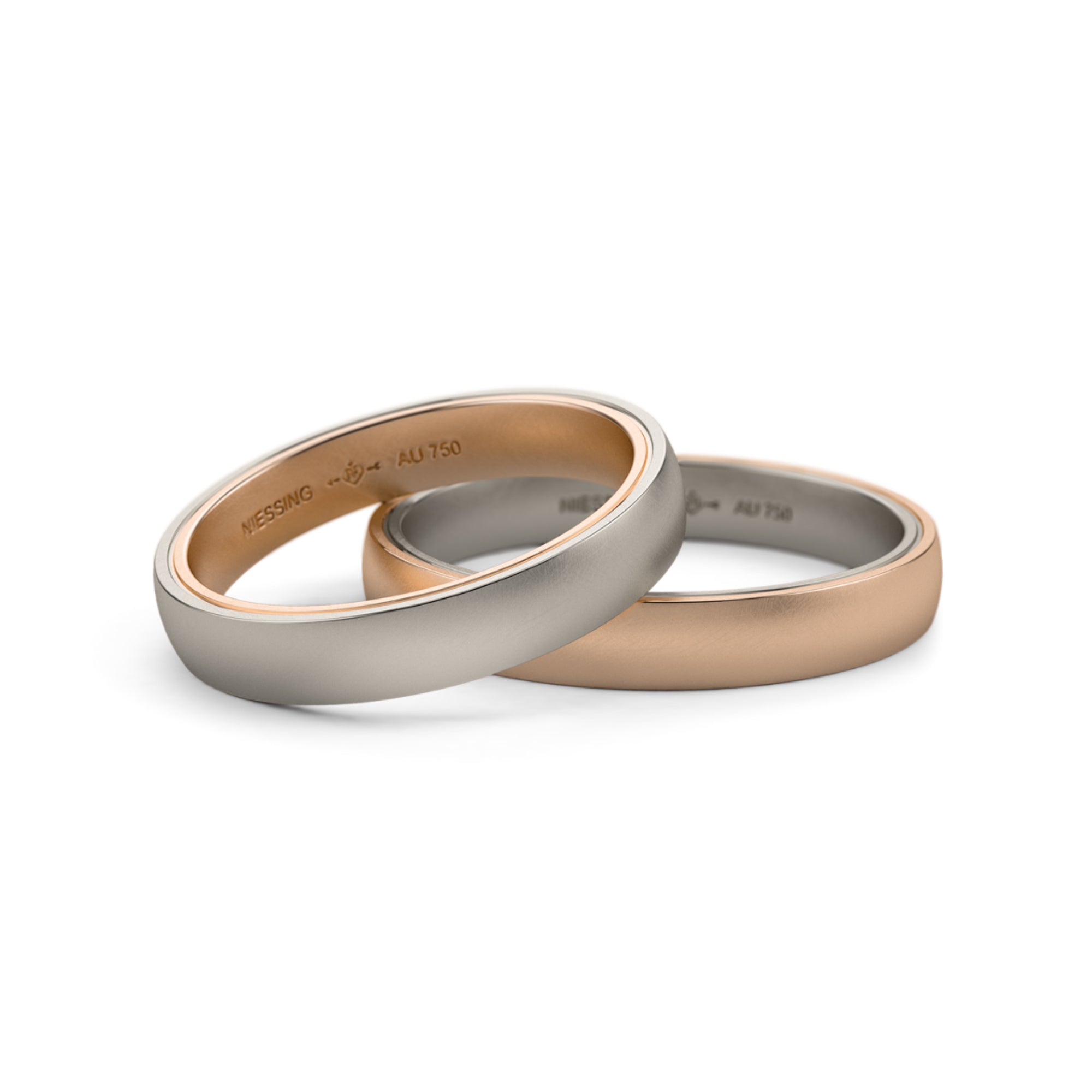 Niessing Tango Trauringe - N181030-3.5mm (5mm-nature-cr-fg)