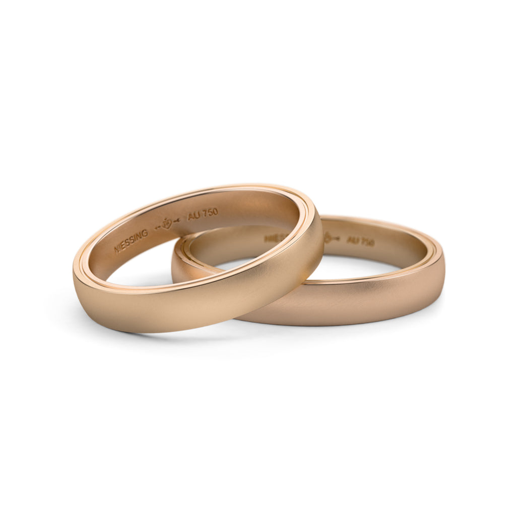 Niessing Tango Trauringe - N181030-3.5mm (5mm-nature-cr-fr)