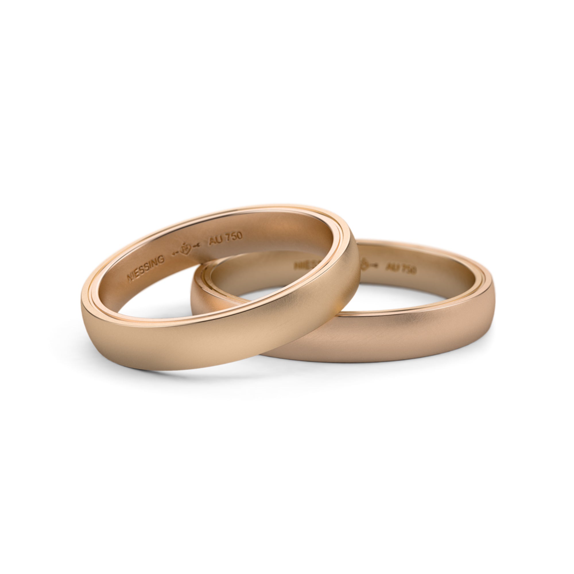 Niessing Tango Trauringe - N181030-3.5mm (5mm-nature-cr-fr)