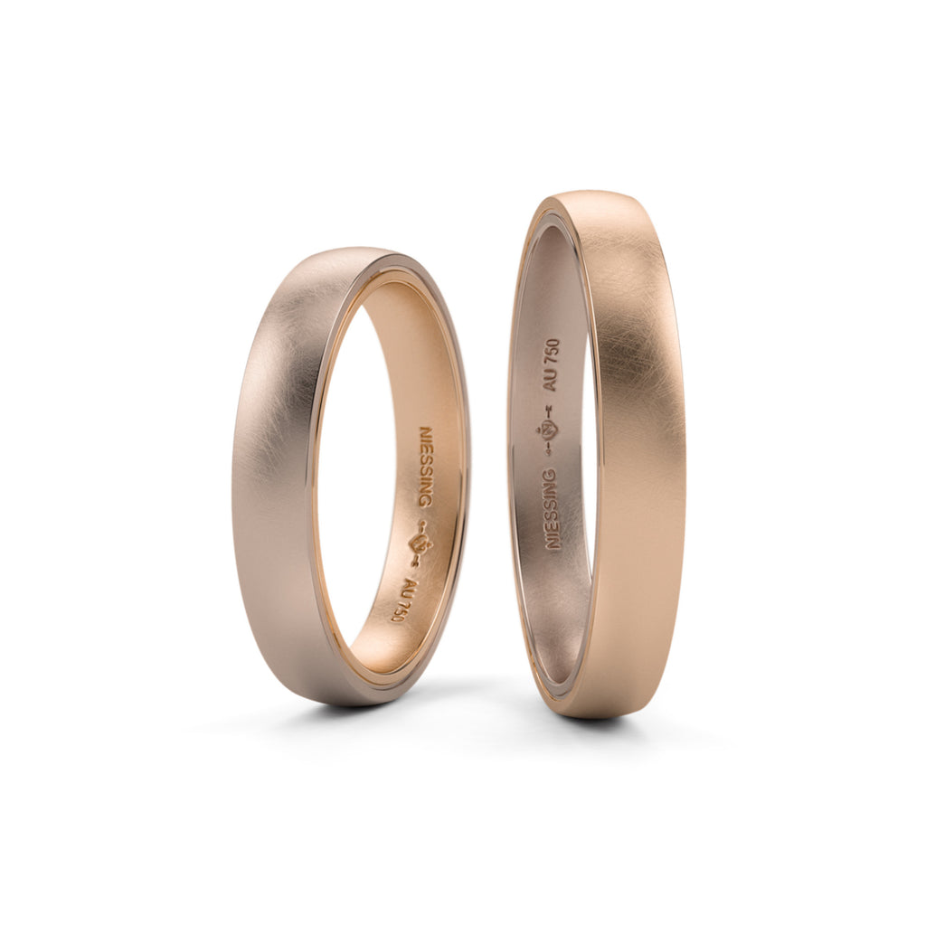 Niessing Tango Trauringe - N181030-3.5mm (5mm-nature-cr-rw)