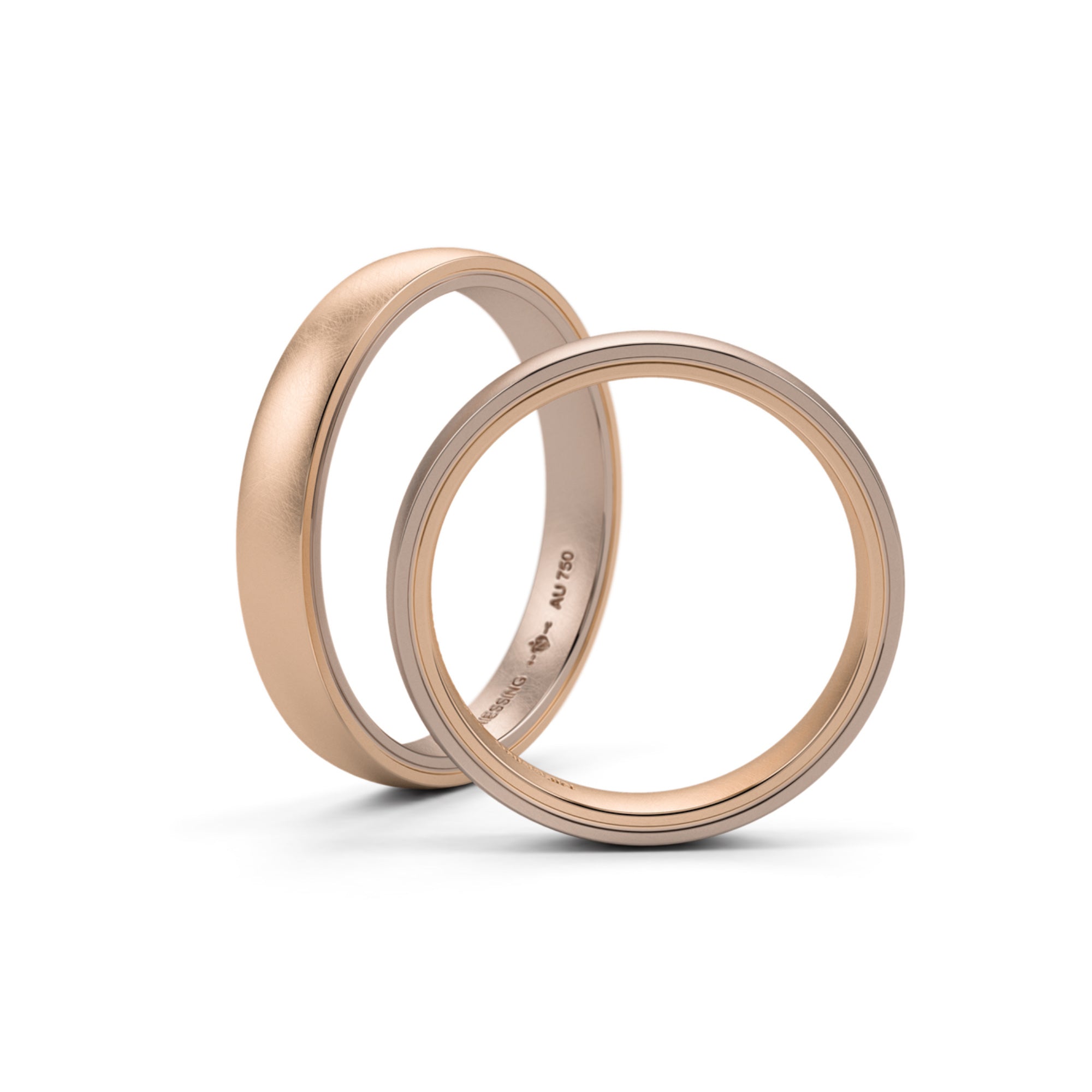Niessing Tango Trauringe - N181030-3.5mm (5mm-nature-cr-rw)