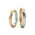 Niessing Tango Trauringe - N181030-3.5mm (5mm-nature-pt-cy) aus Platin