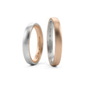 Niessing Tango Trauringe (N181030-3mm-nature-cr-pt) aus Platin