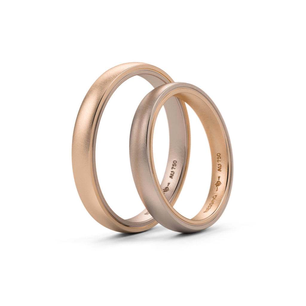 Niessing Tango Trauringe (N181030-3mm-nature-cr-rw)