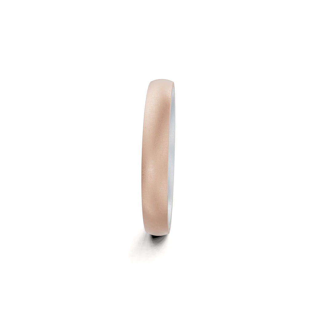 Niessing Tango Trauring (N181030-3mm-nature-pt-rw) aus Platin