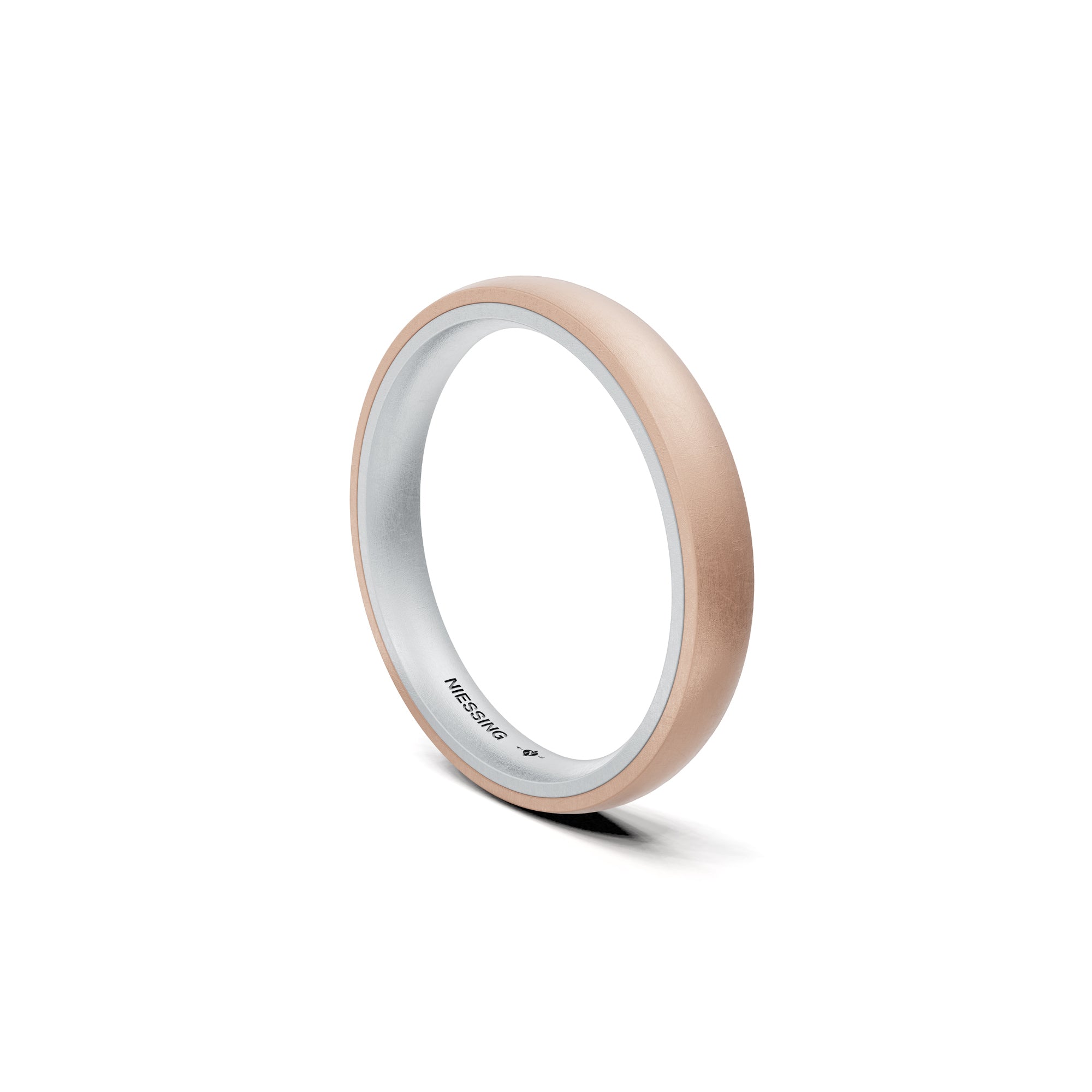 Niessing Tango Trauring (N181030-3mm-nature-pt-rw) aus Platin
