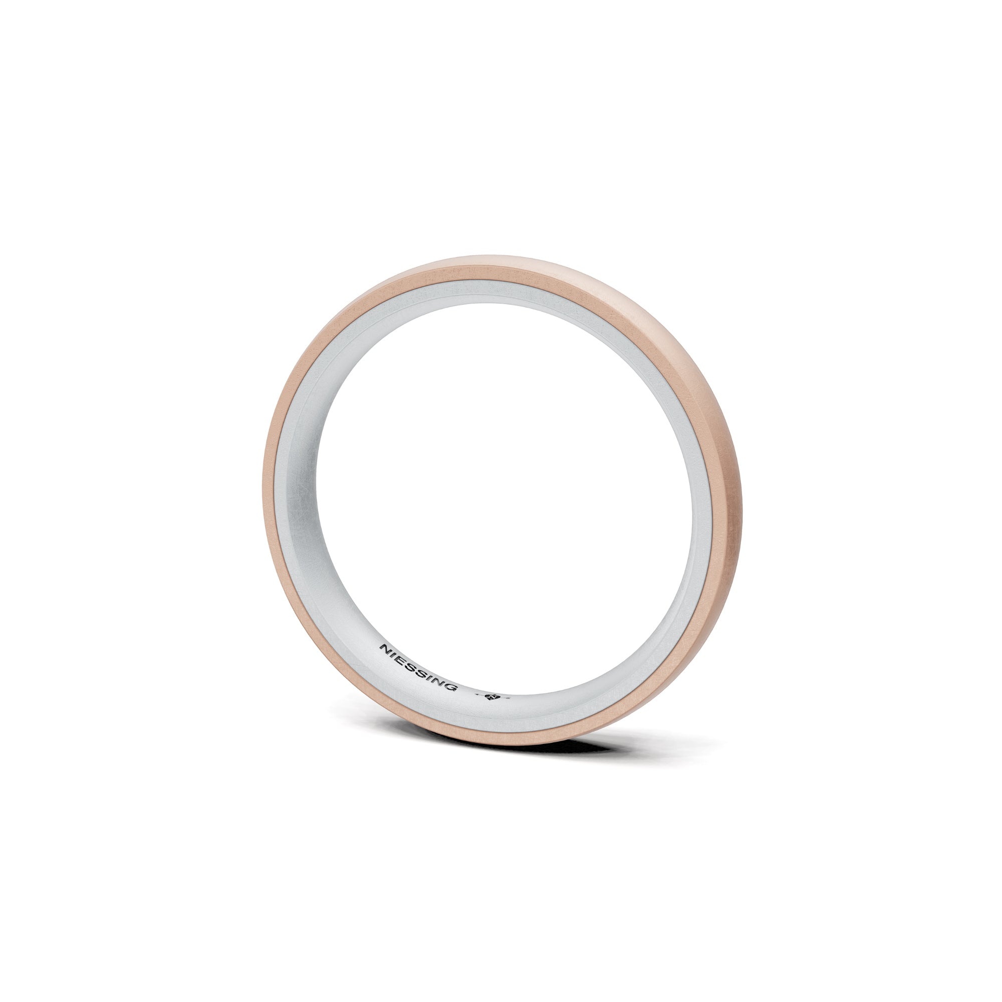 Niessing Tango Trauring (N181030-3mm-nature-pt-rw) aus Platin