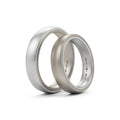 Niessing Tango Trauringe (N181030-4mm-nature-pt-fg) aus Platin