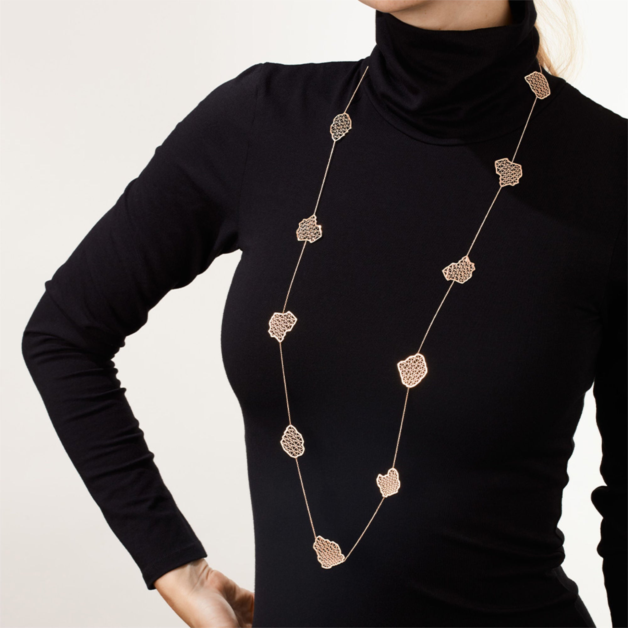 Niessing Topia Vision Kette Halskette (N383010-1000mm-cr)