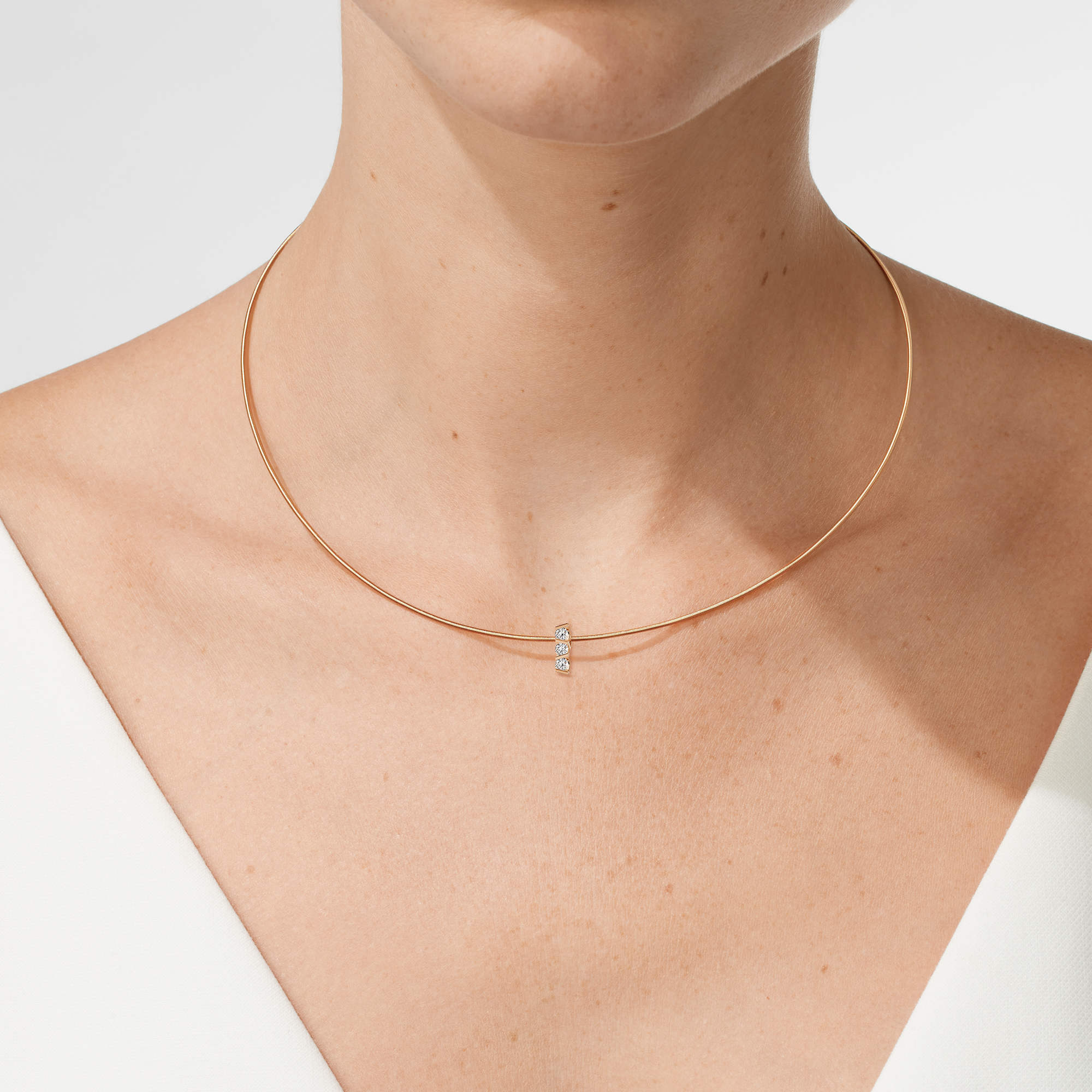 Niessing Vivida Anhänger - N403943-2.8mm-0.08ct (08ct-cr) mit Diamant