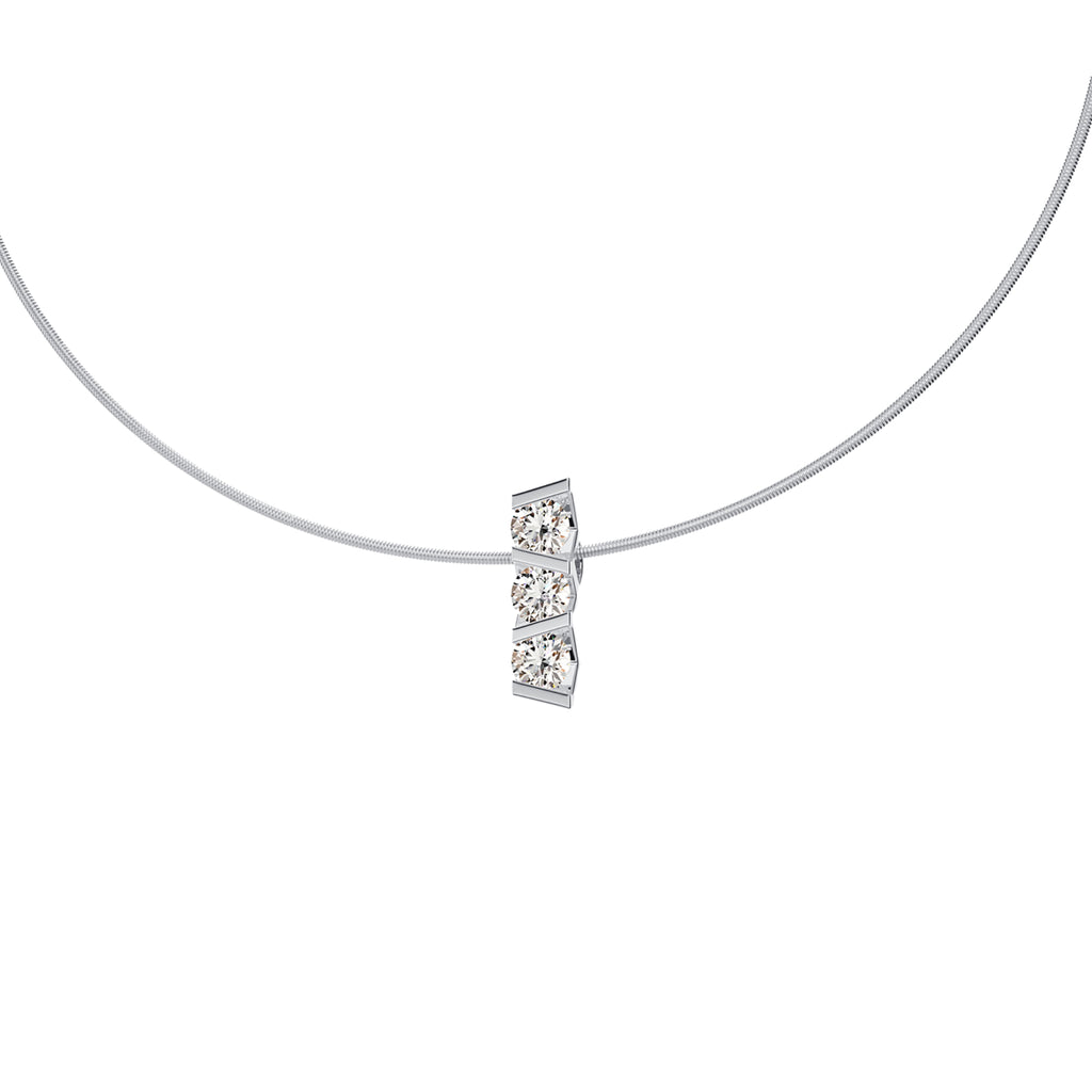 Niessing Vivida Anhänger - N403943-2.8mm-0.08ct (08ct-pt) aus Platin mit Diamant