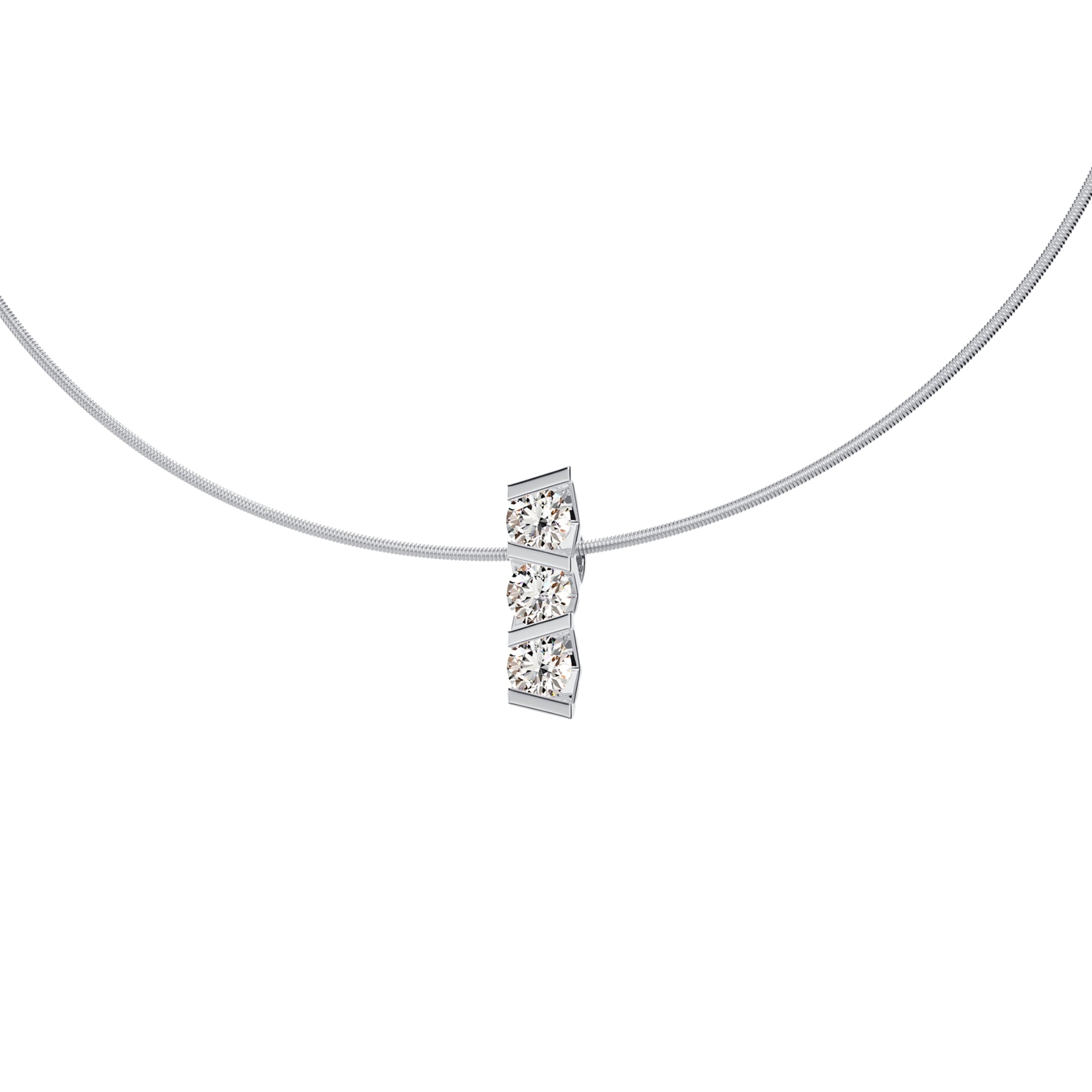Niessing Vivida Anhänger - N403943-3.5mm-0.16ct (16ct-pt) aus Platin mit Diamant