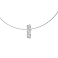 Niessing Vivida Anhänger - N403943-4mm-0.23ct (23ct-pt) aus Platin mit Diamant