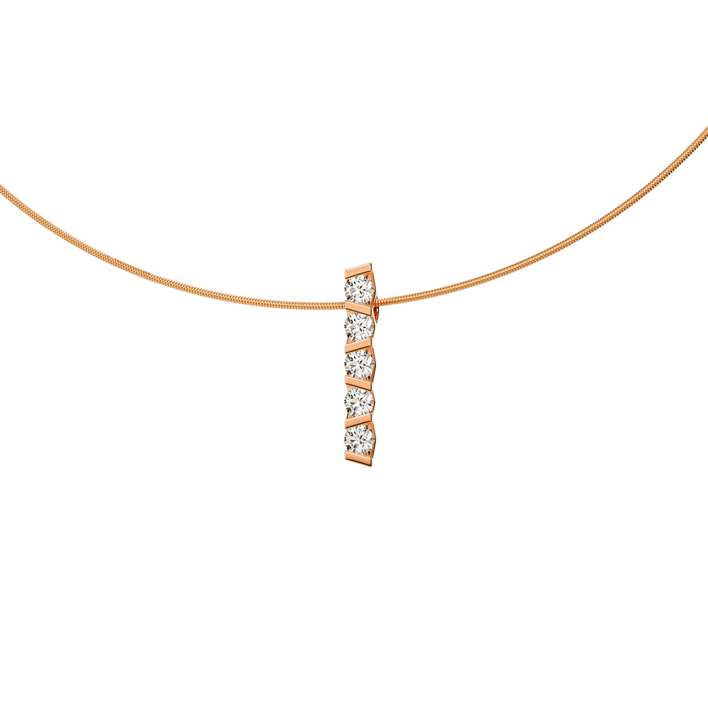 Niessing Vivida Anhänger - N403945-2.8mm-0.08ct (08ct-cr) mit Diamant