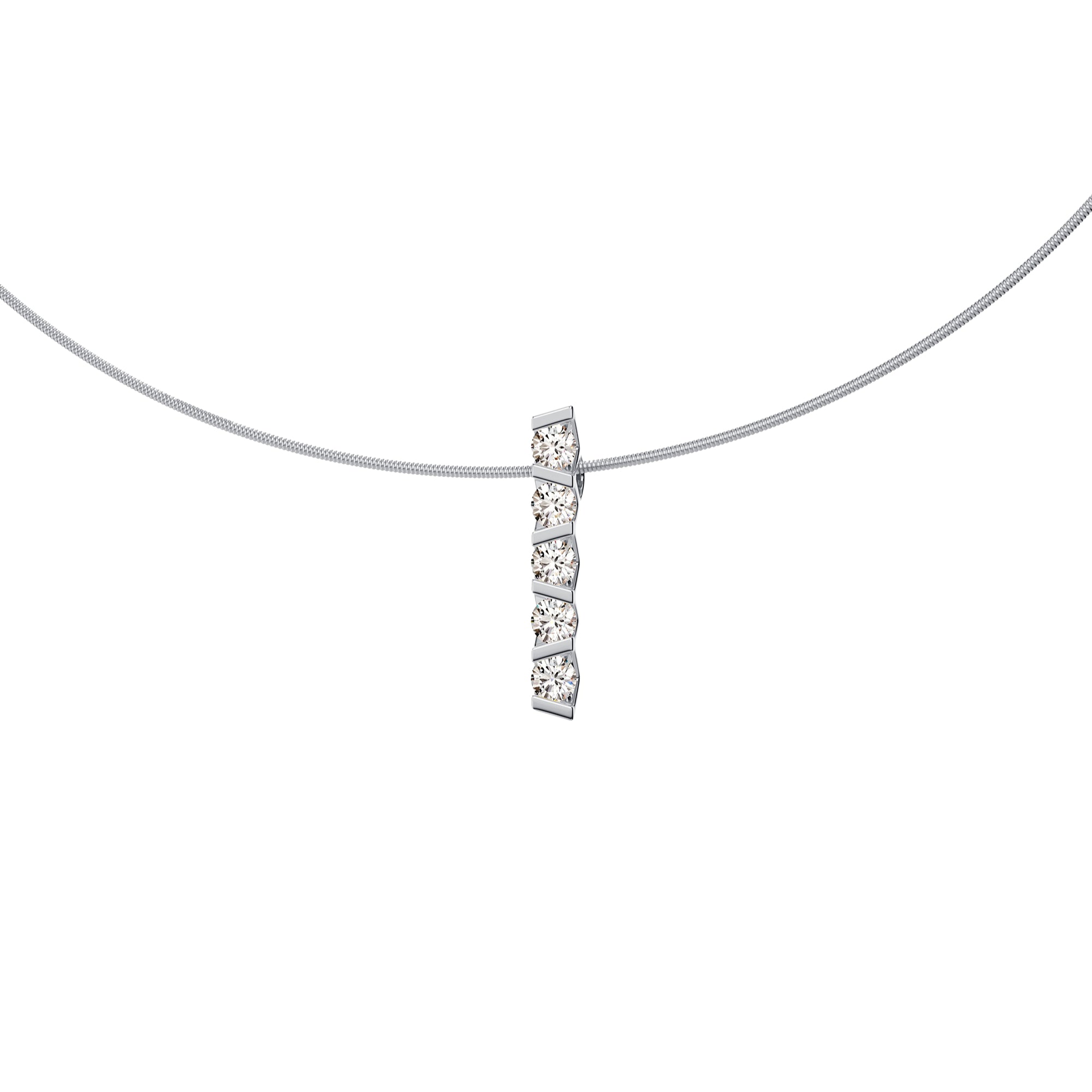 Niessing Vivida Anhänger - N403945-2.8mm-0.08ct (08ct-pt) aus Platin mit Diamant