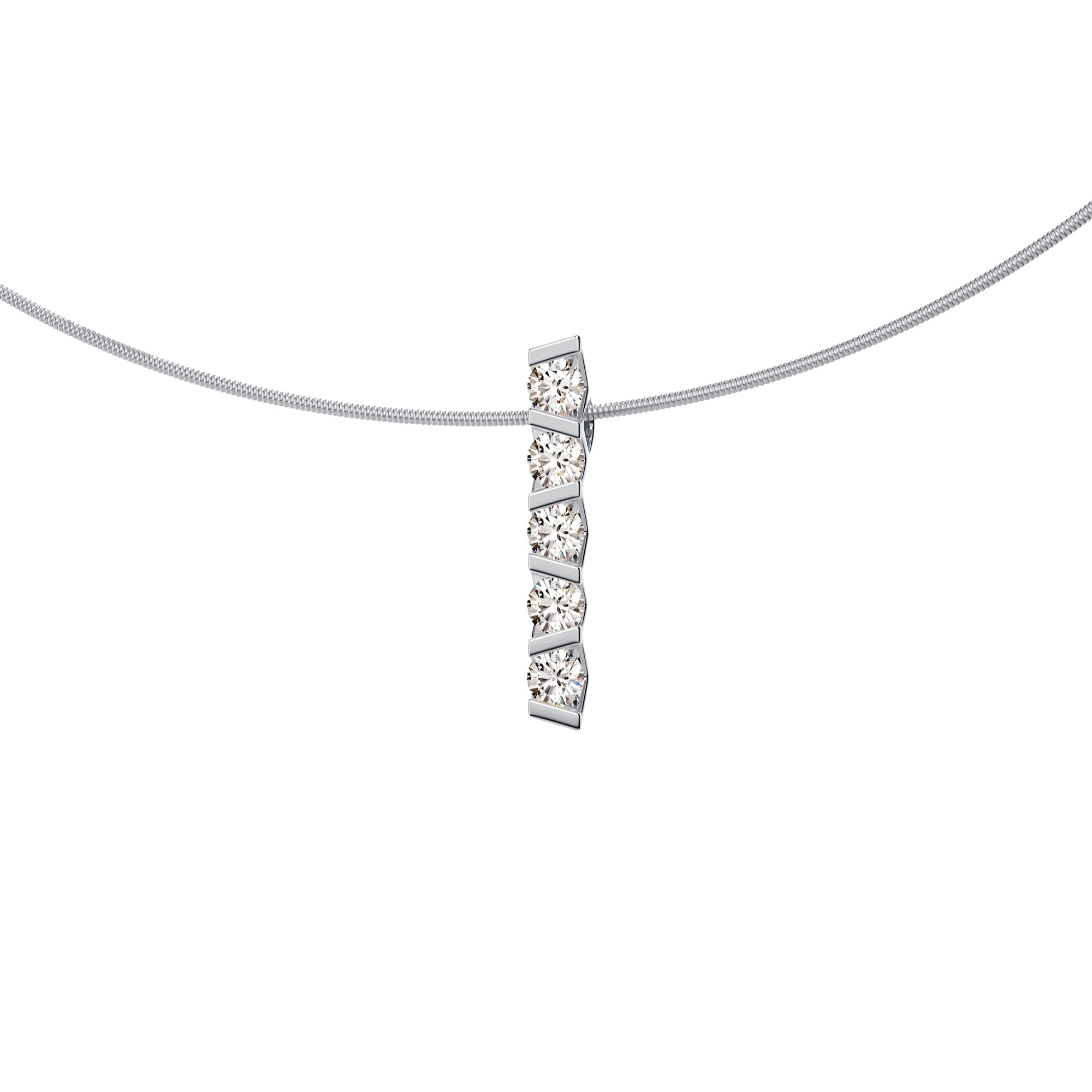 Niessing Vivida Anhänger - N403945-3.5mm-0.16ct (16ct-pt) aus Platin mit Diamant