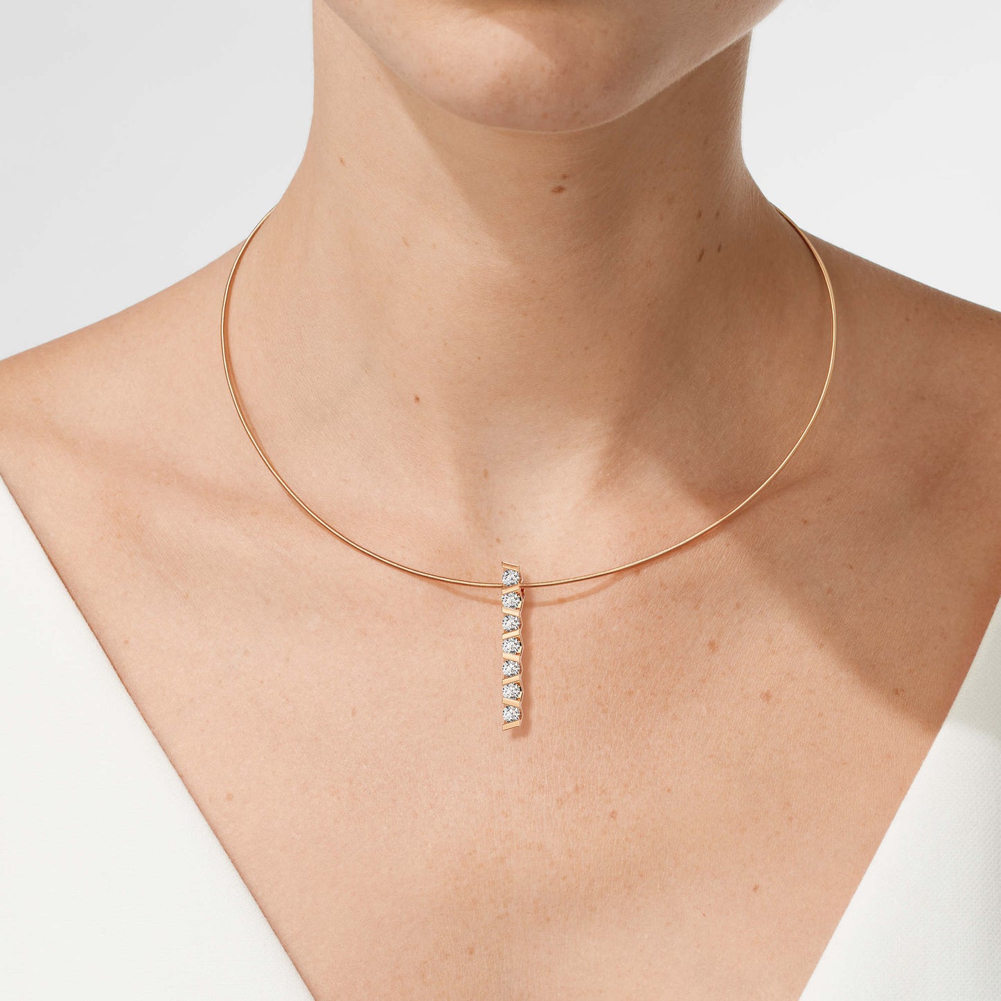 Niessing Vivida Anhänger - N403947-4mm-0.23ct (23ct-cr) mit Diamant