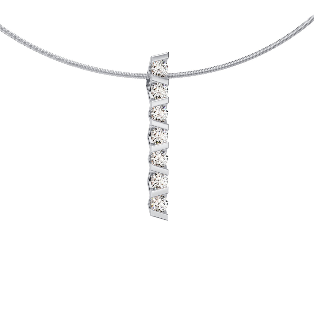 Niessing Vivida Anhänger - N403947-4mm-0.23ct (23ct-pt) aus Platin mit Diamant