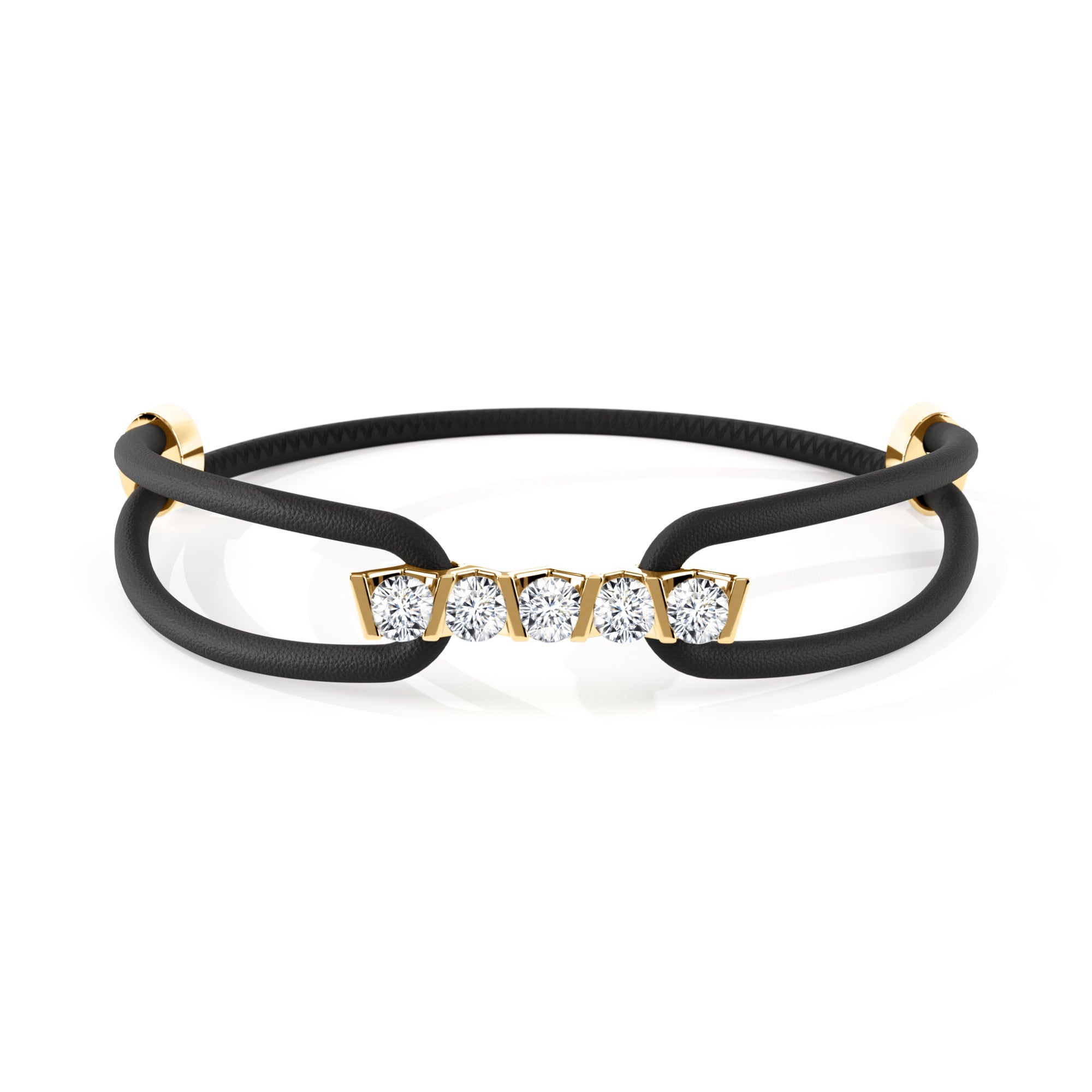 Niessing Vivida Armband - N412940-4mm-0.23ct (23ct-black-cy) mit Diamant