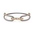 Niessing Vivida Armband - N412940-4mm-0.23ct (23ct-cinnamon-grau-cy) mit Diamant